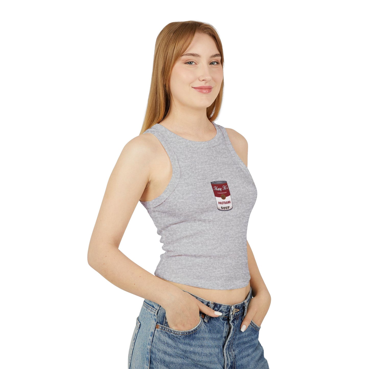 Mary M's Pastrami Soup | RHOSLC Cropped Ribbed Tank Top