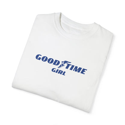 Good Time Girl | RHOSLC Comfort Colors T-Shirt (Blue)