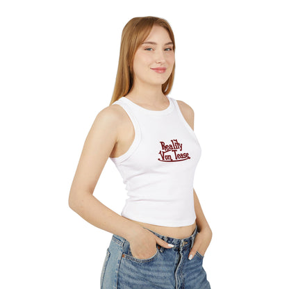 Reality Von Tease | RHOSLC Micro Rib Racer Tank Top